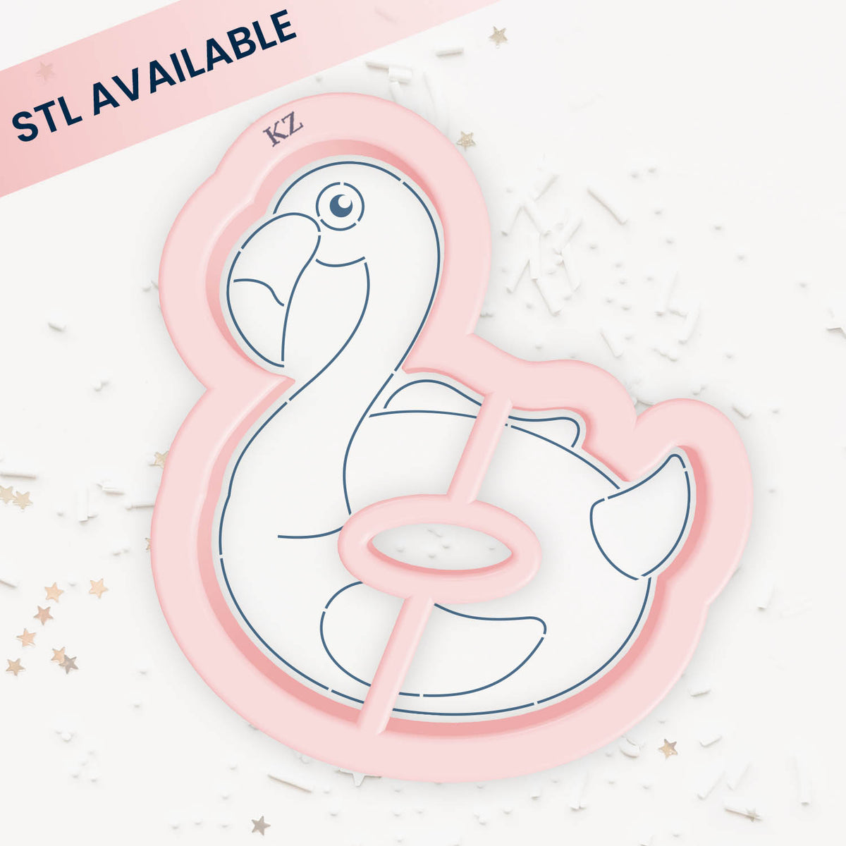 Cookie Cutters Flamingo Pool Float Cutter/Stencil
