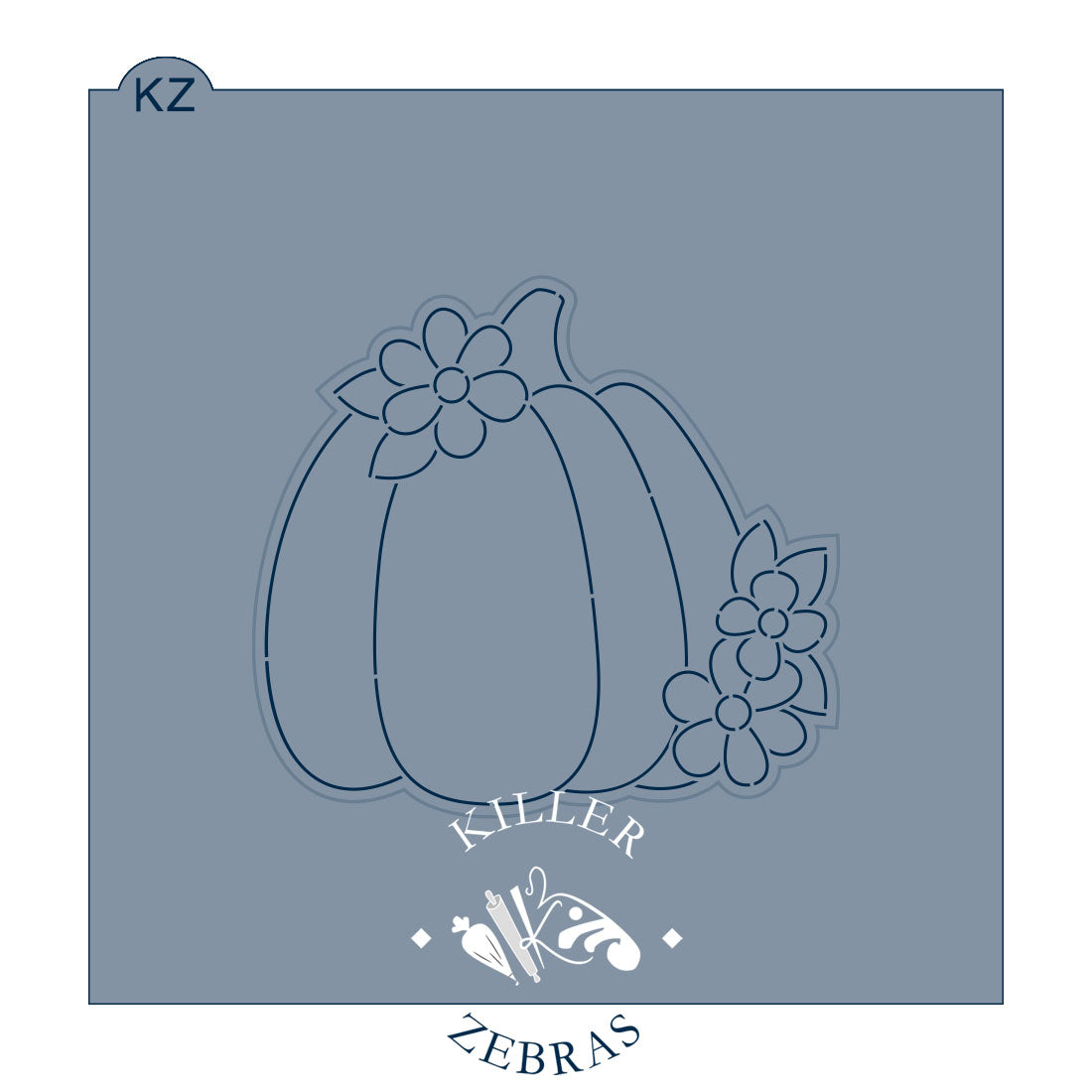 Cookie Cutters Floral Pumpkin Cutter/Stencil