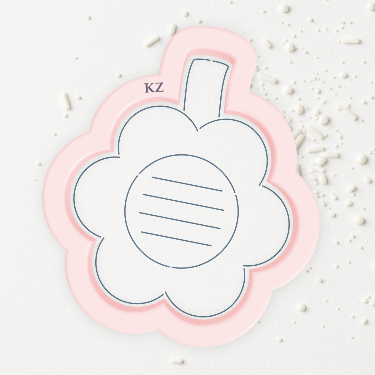 Cookie Cutters Flower Tag Cutter/Stencil