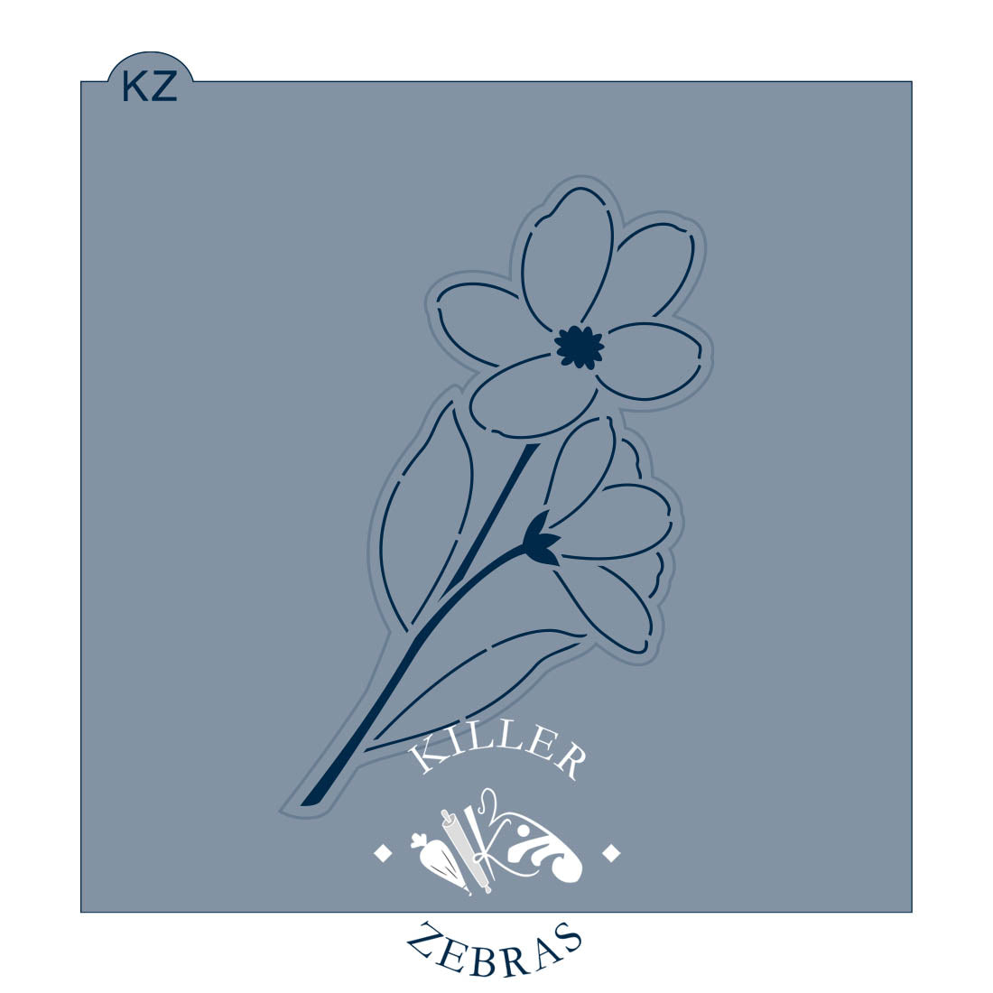 Cookie Cutters Flower Stem Cutter/Stencil