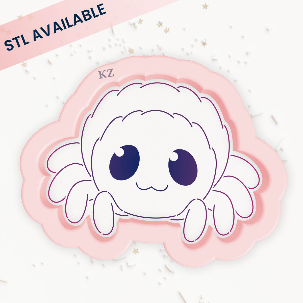 Cookie Cutters Fluffy Spider Cutter/Stencil