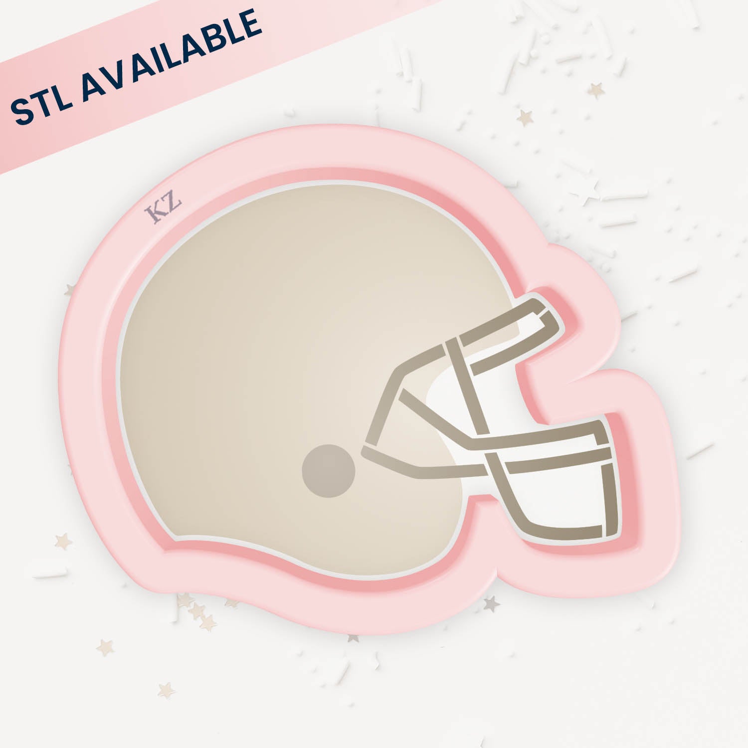 cookie ball football helmets Football Helmet Cookie Cutter & Stencil Set | Cookie Decorating Set