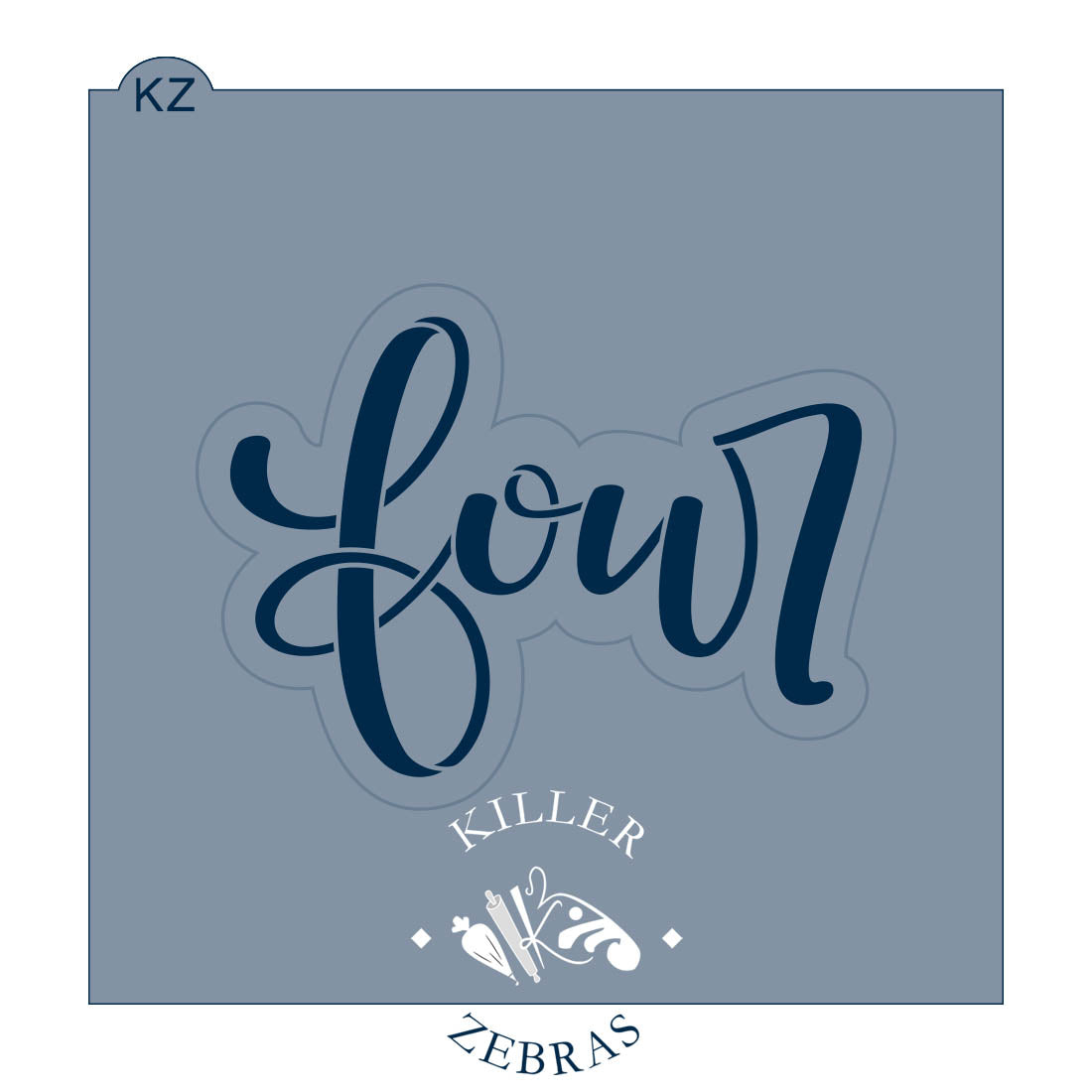 Cookie Cutters Four – Cookie Cutter &amp; Stencil Set