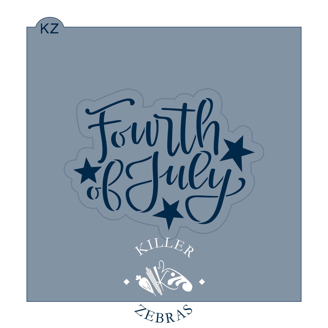 Cookie Cutters Fourth of July – Cookie Cutter &amp; Stencil Set