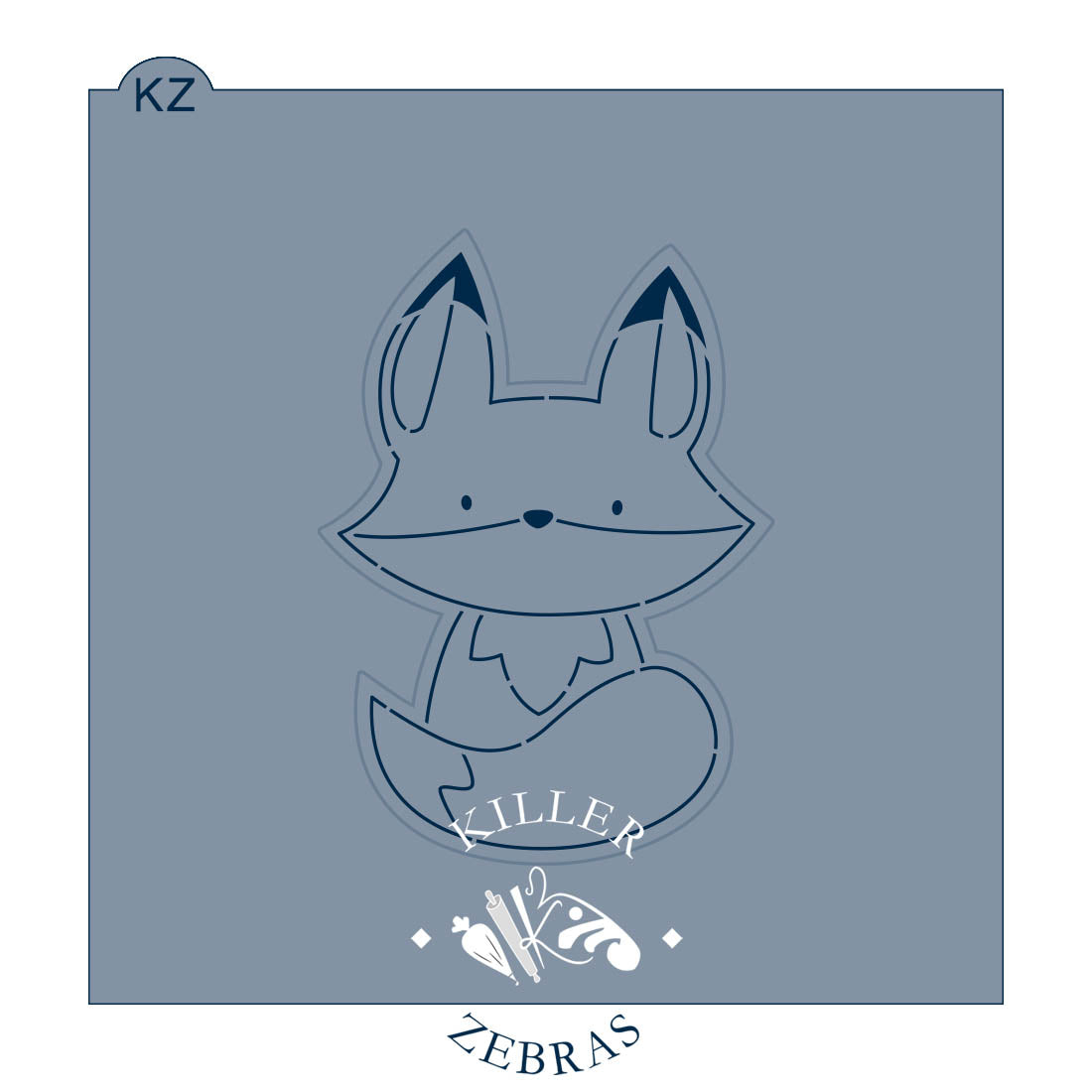 Cookie Cutters Fox – Cookie Cutter &amp; Stencil Set