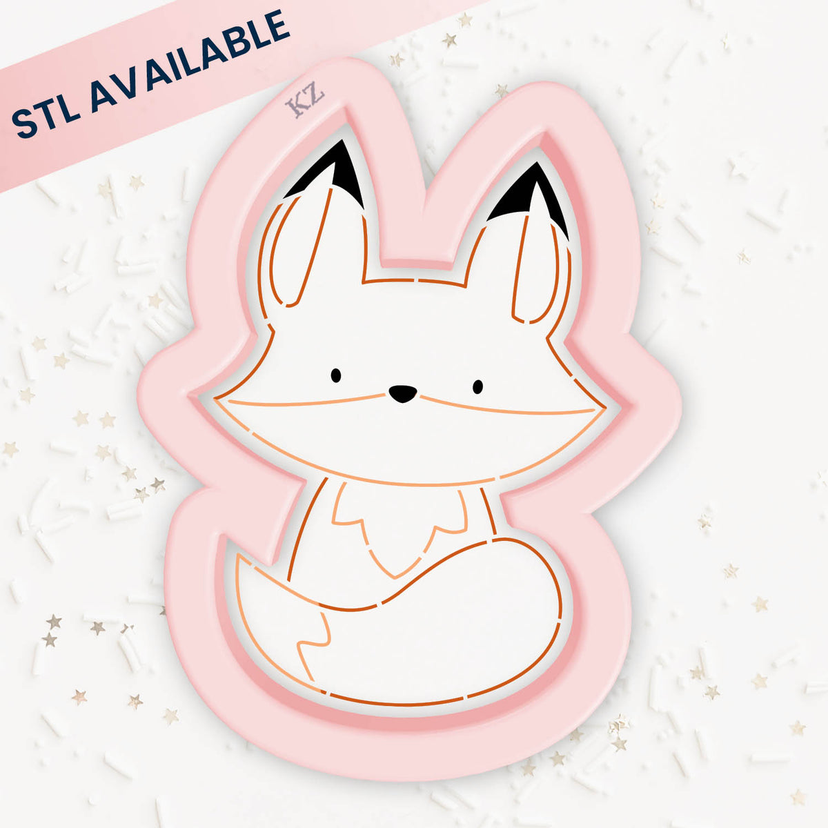 Cookie Cutters Fox – Cookie Cutter &amp; Stencil Set