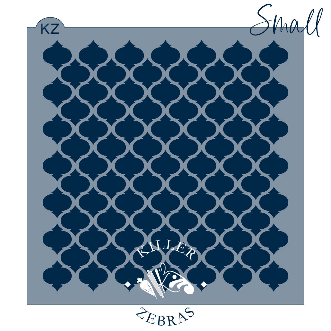 5.5 x 5.5 Stencil French Trellis – Cookie Stencil