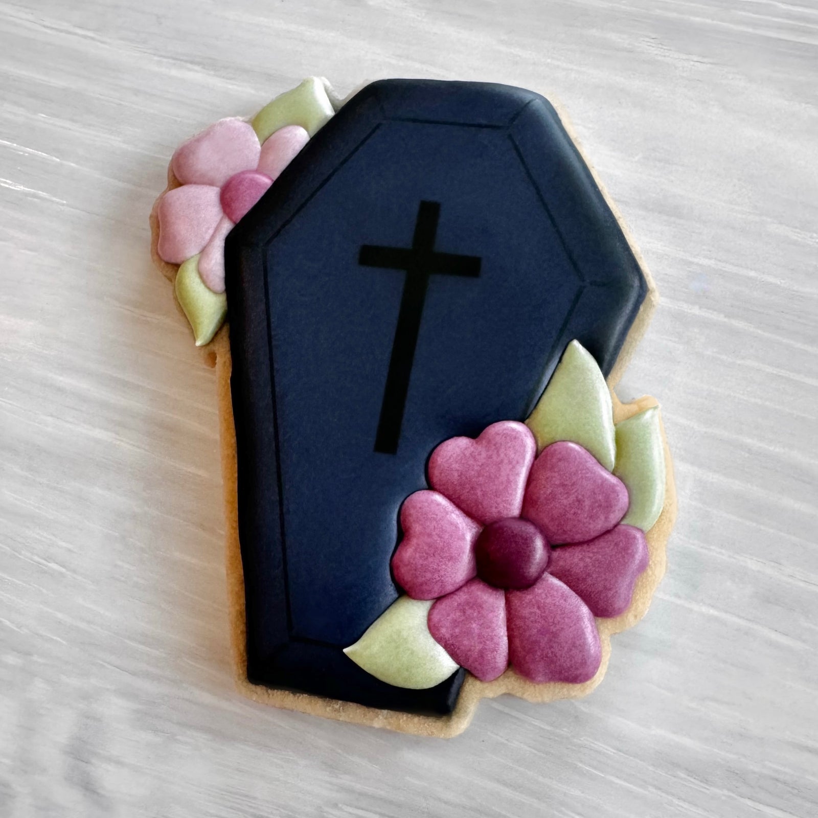 Cookie Cutters Floral Coffin Cutter/Stencil