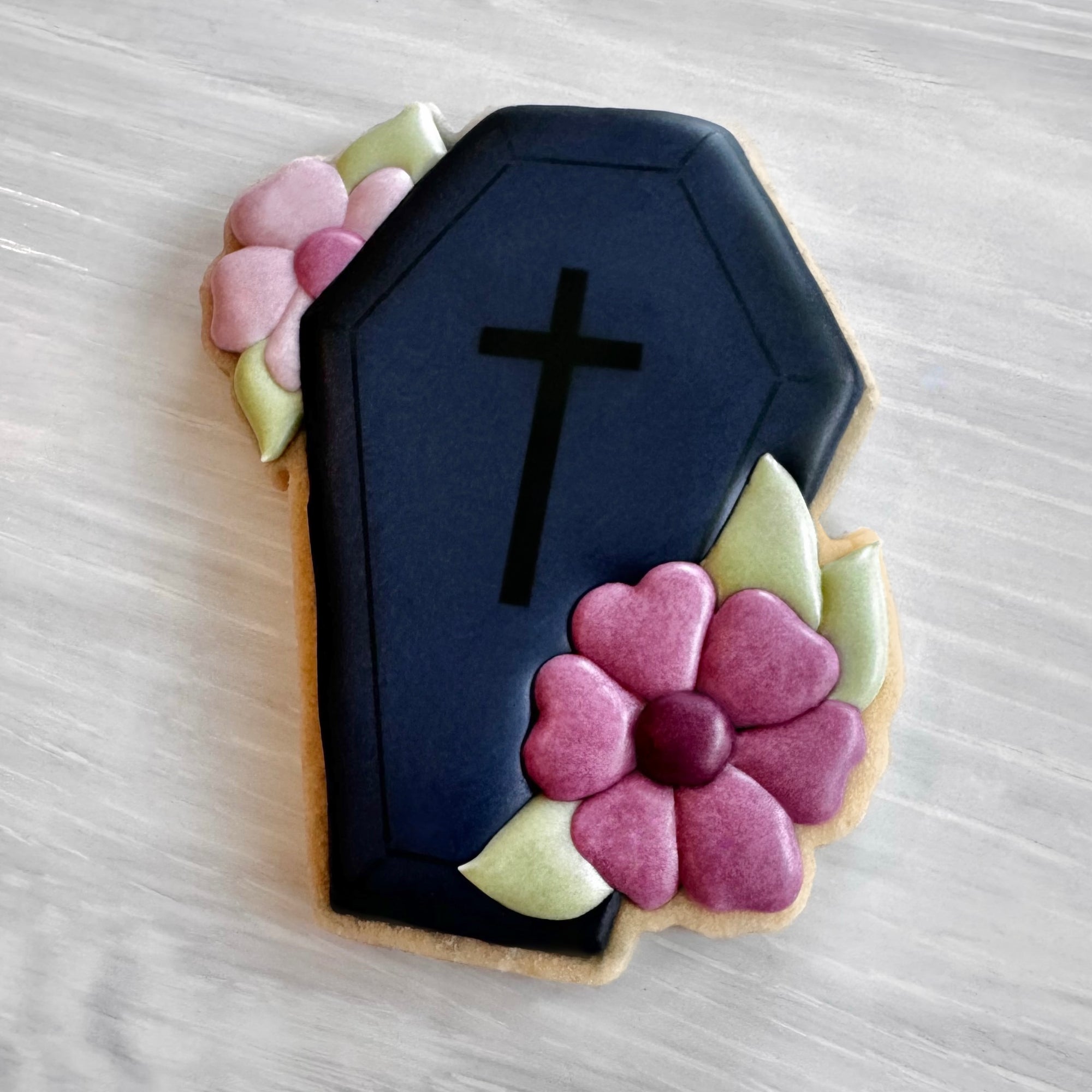 Cookie Cutters Floral Coffin Cutter/Stencil