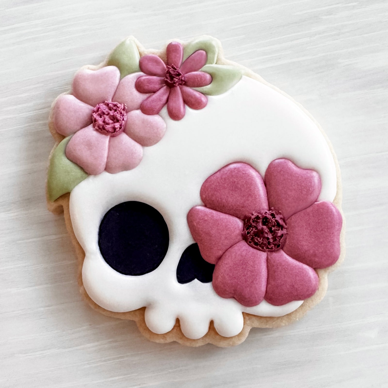 Cookie Cutters Floral Skull – Cookie Cutter & Stencil Set