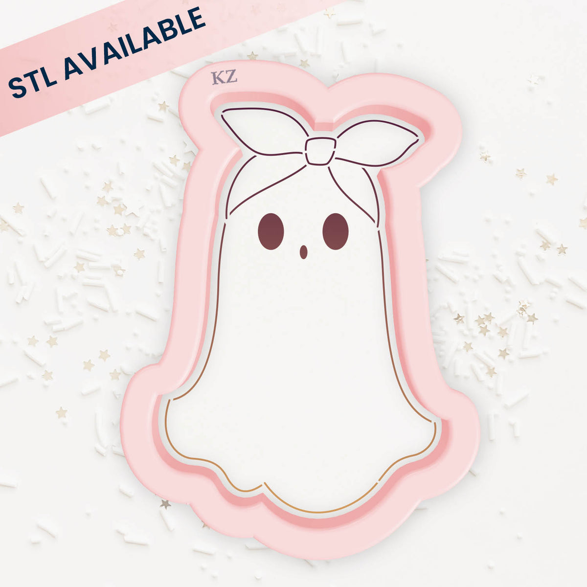 Cookie Cutters Ghost with Headband Cutter/Stencil