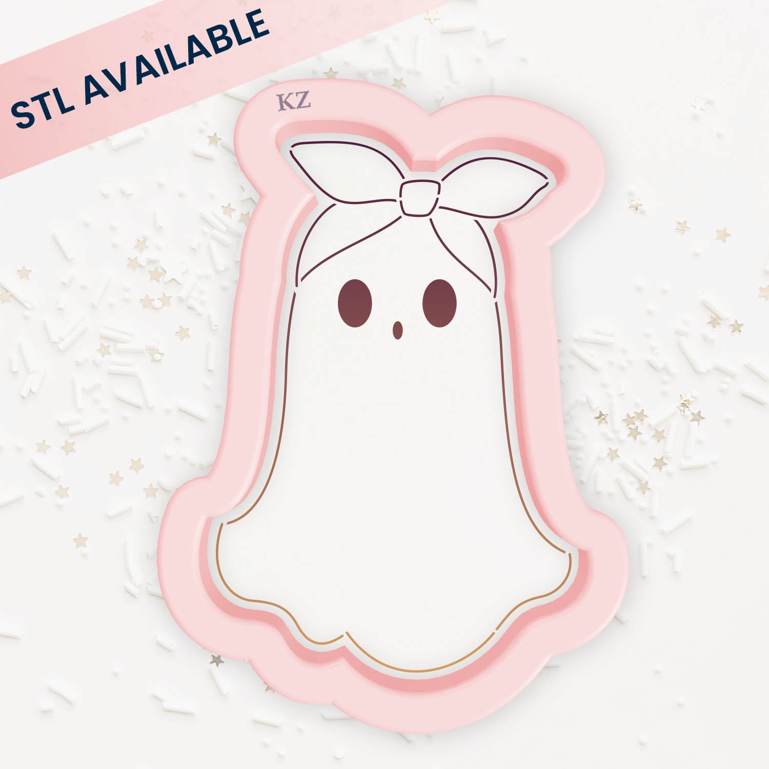 Cookie Cutters Ghost with Headband Cutter/Stencil