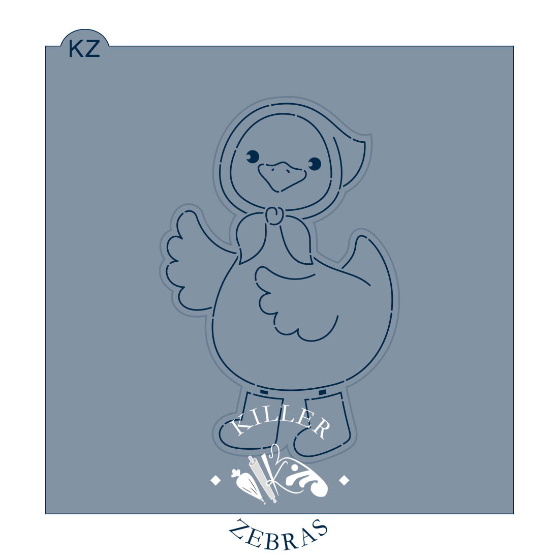 Cookie Cutters Goose Waving Cutter/Stencil