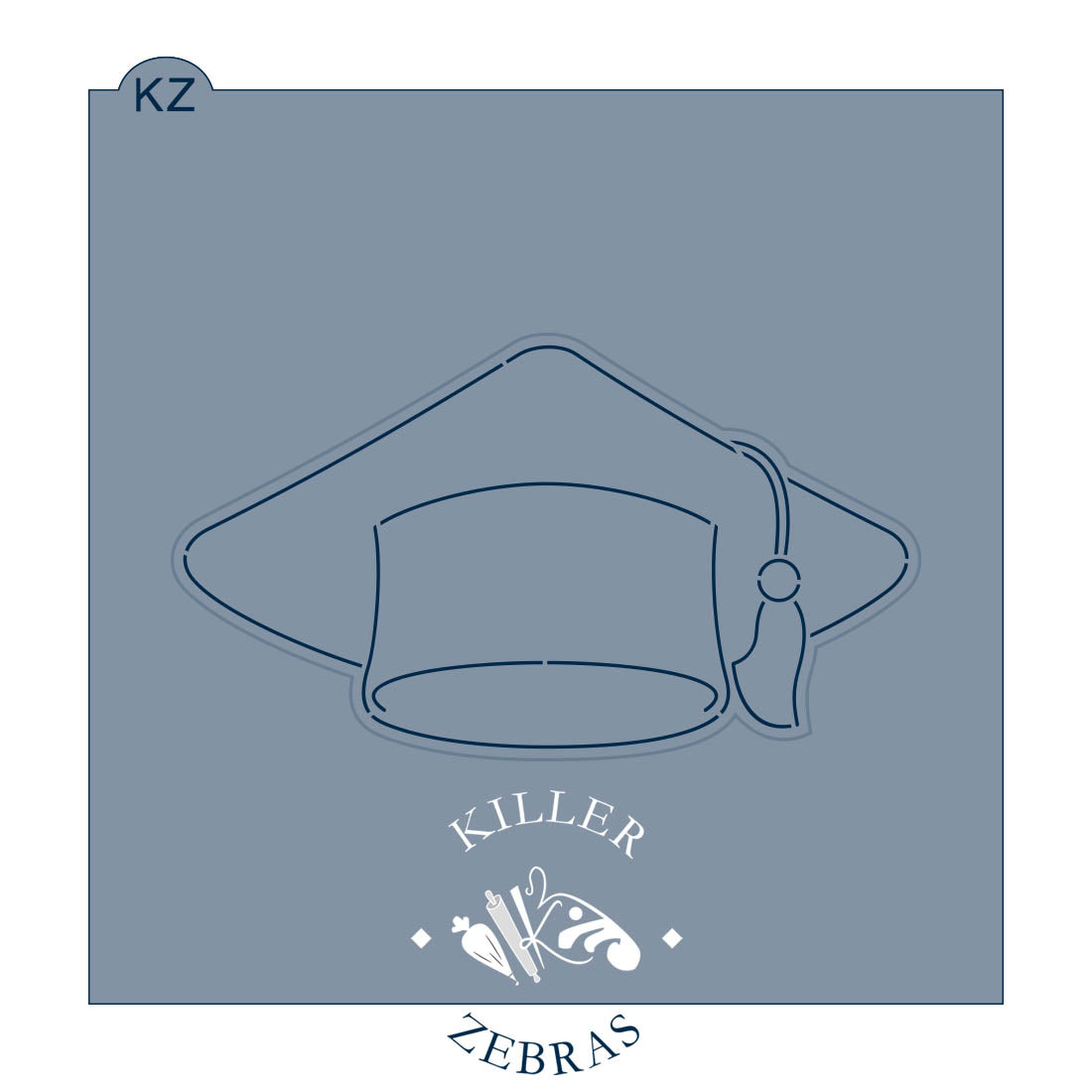 Cookie Cutters Graduation Cap – Cookie Cutter & Stencil Set
