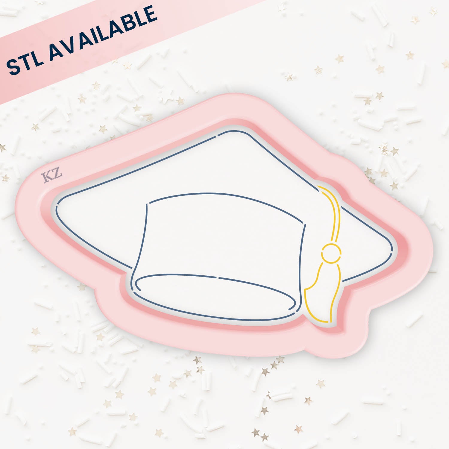 Cookie Cutters Graduation Cap – Cookie Cutter & Stencil Set