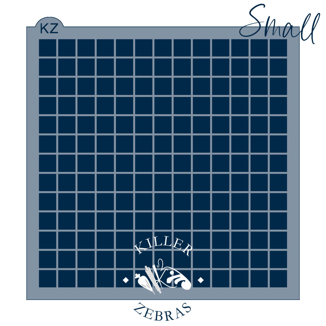 5.5 x 5.5 Stencil Grid Stencil Small