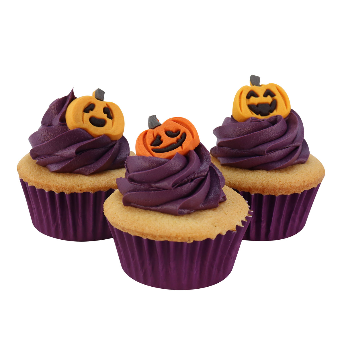 Sprinkles PME Halloween Edible Sugar Decorations - Pumpkins (Pack of 12)