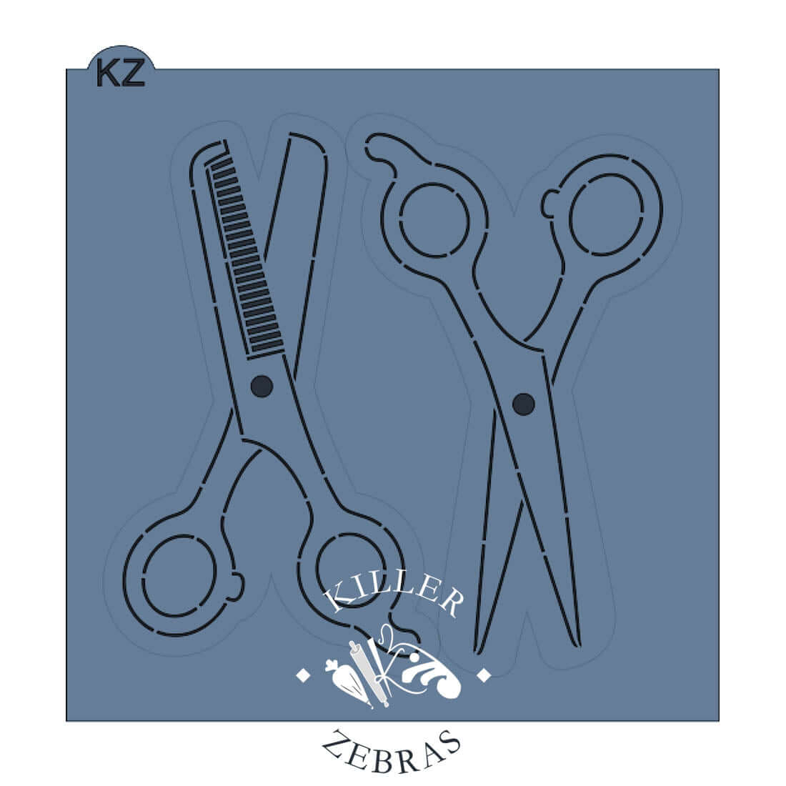 Cookie Cutters Hair Shears Cutter/Stencil