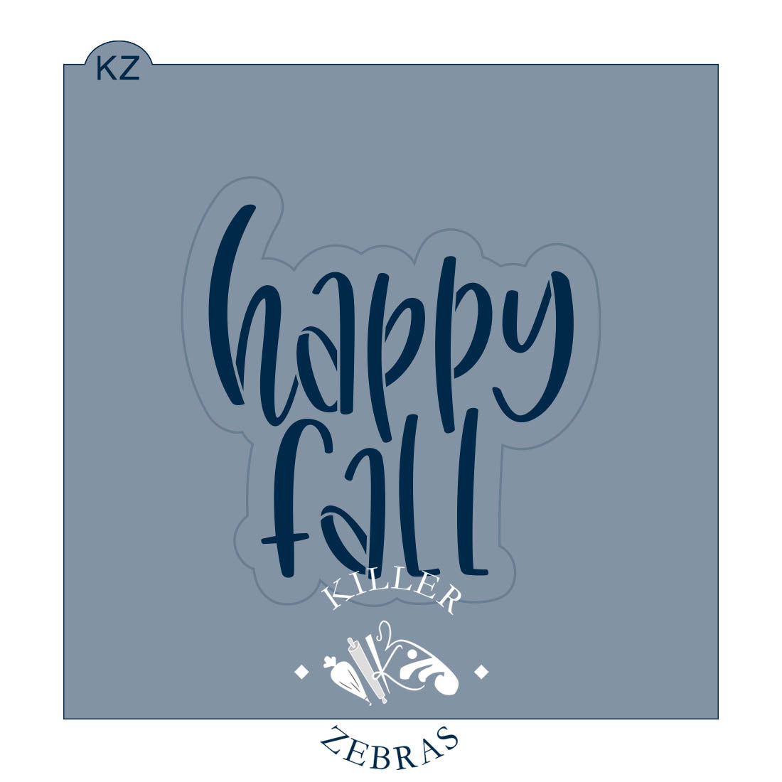 Cookie Cutters Happy Fall – Cookie Cutter &amp; Stencil Set