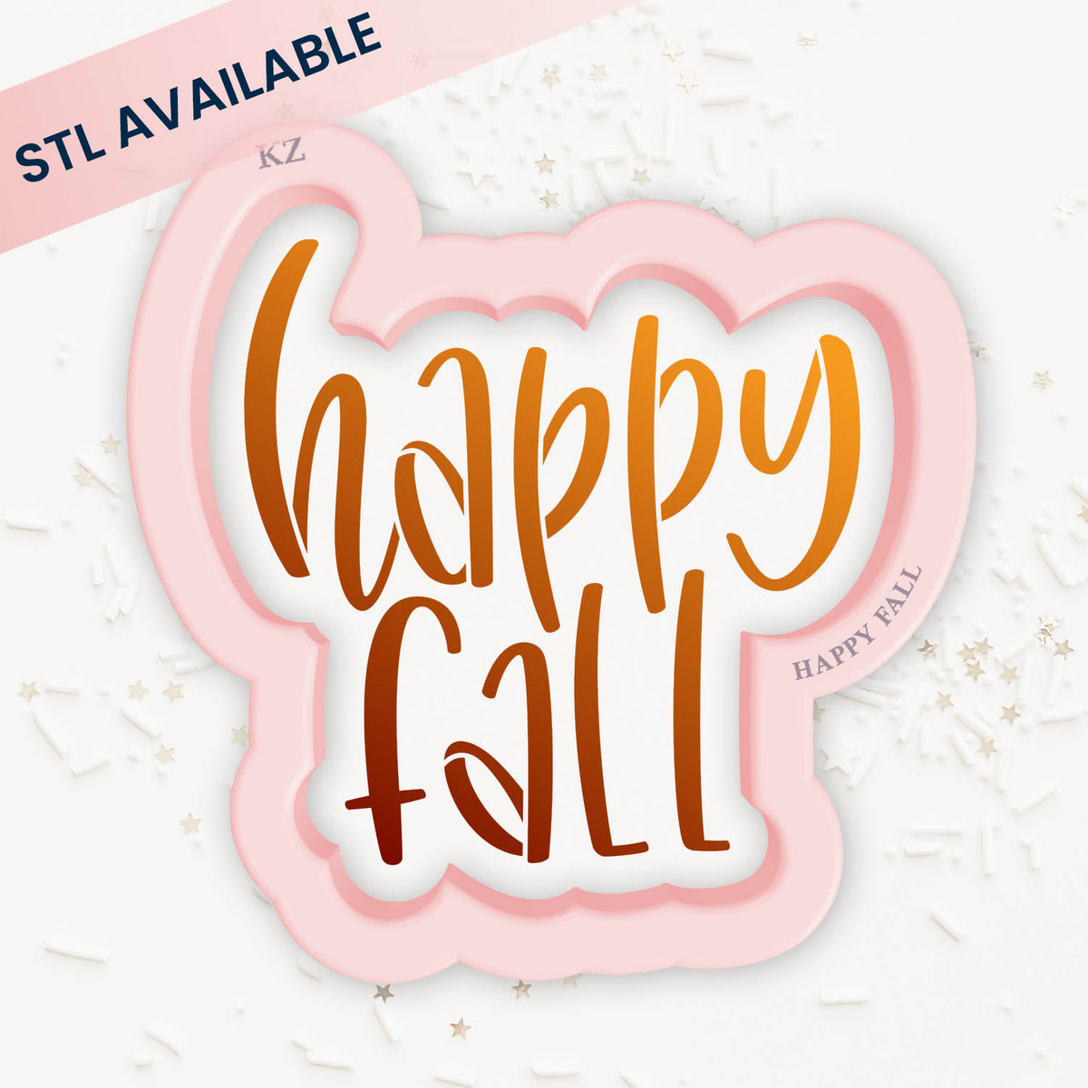 Cookie Cutters Happy Fall – Cookie Cutter &amp; Stencil Set