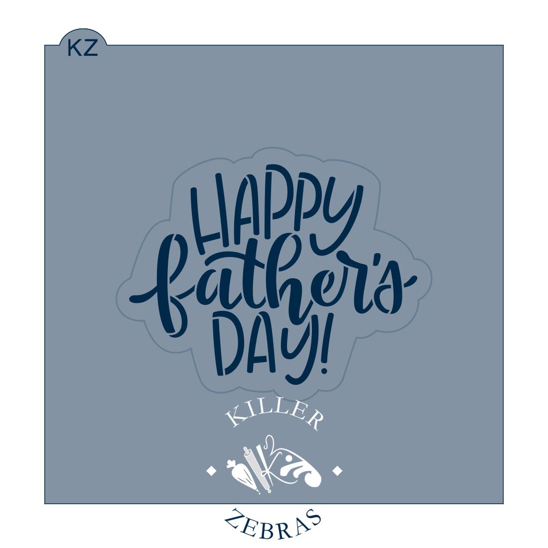 Cookie Cutters Happy Mother's/Father's Day – Cookie Cutter &amp; Stencil Set