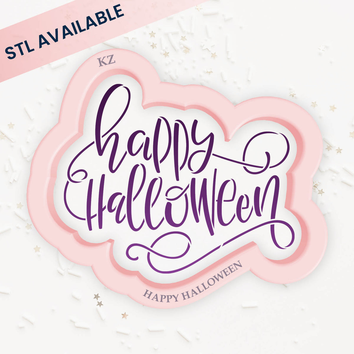 Cookie Cutters Happy Halloween (Style 1) Hand Lettered