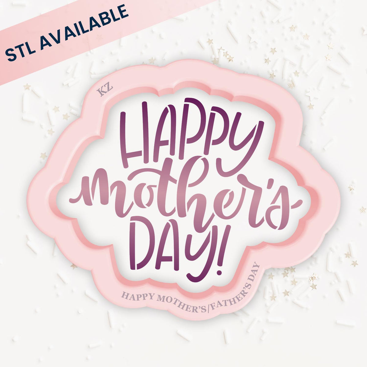 Cookie Cutters Happy Mother's/Father's Day – Cookie Cutter &amp; Stencil Set