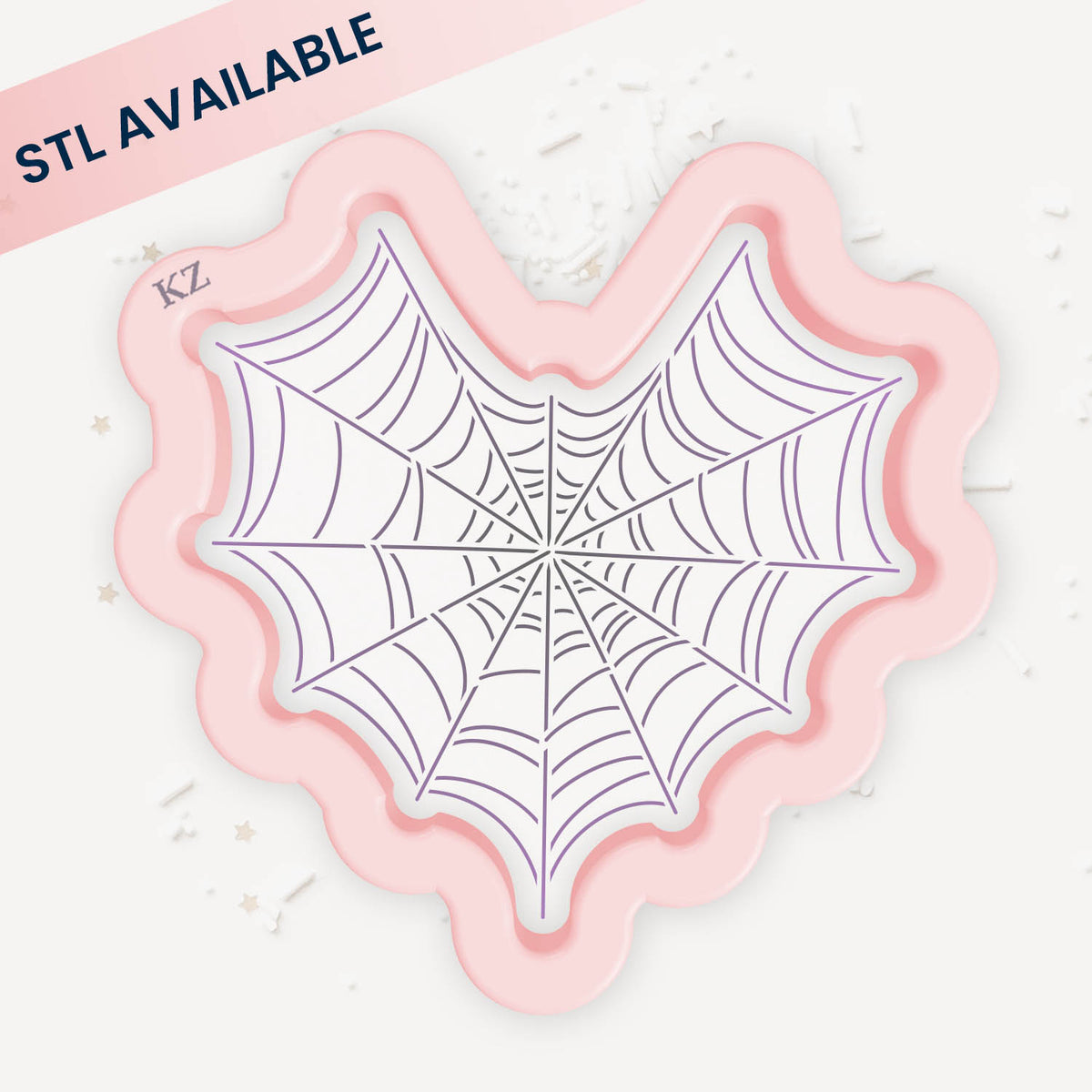 Cookie Cutters Heart Web – Cookie Cutter &amp; Stencil Set