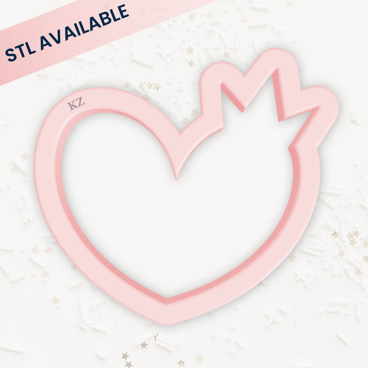 Cookie Cutters Heart with Crown – Cookie Cutter