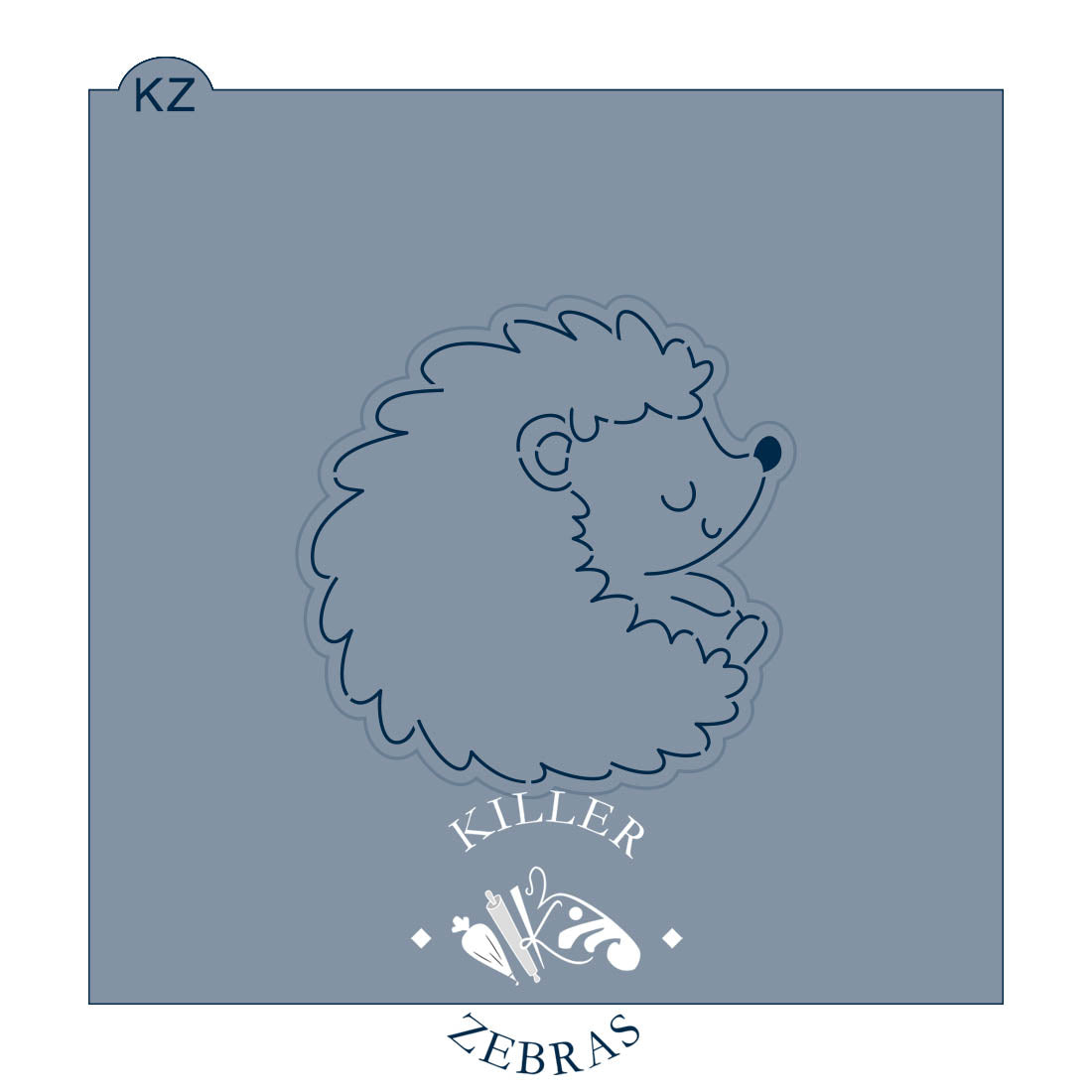 Cookie Cutters Hedgehog – Cookie Cutter &amp; Stencil Set