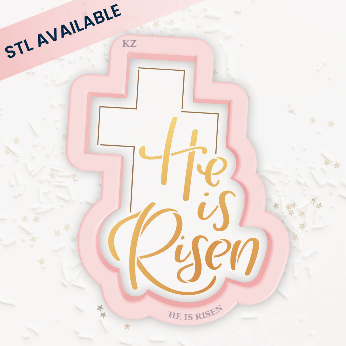 Cookie Cutters He Is Risen – Cookie Cutter &amp; Stencil Set