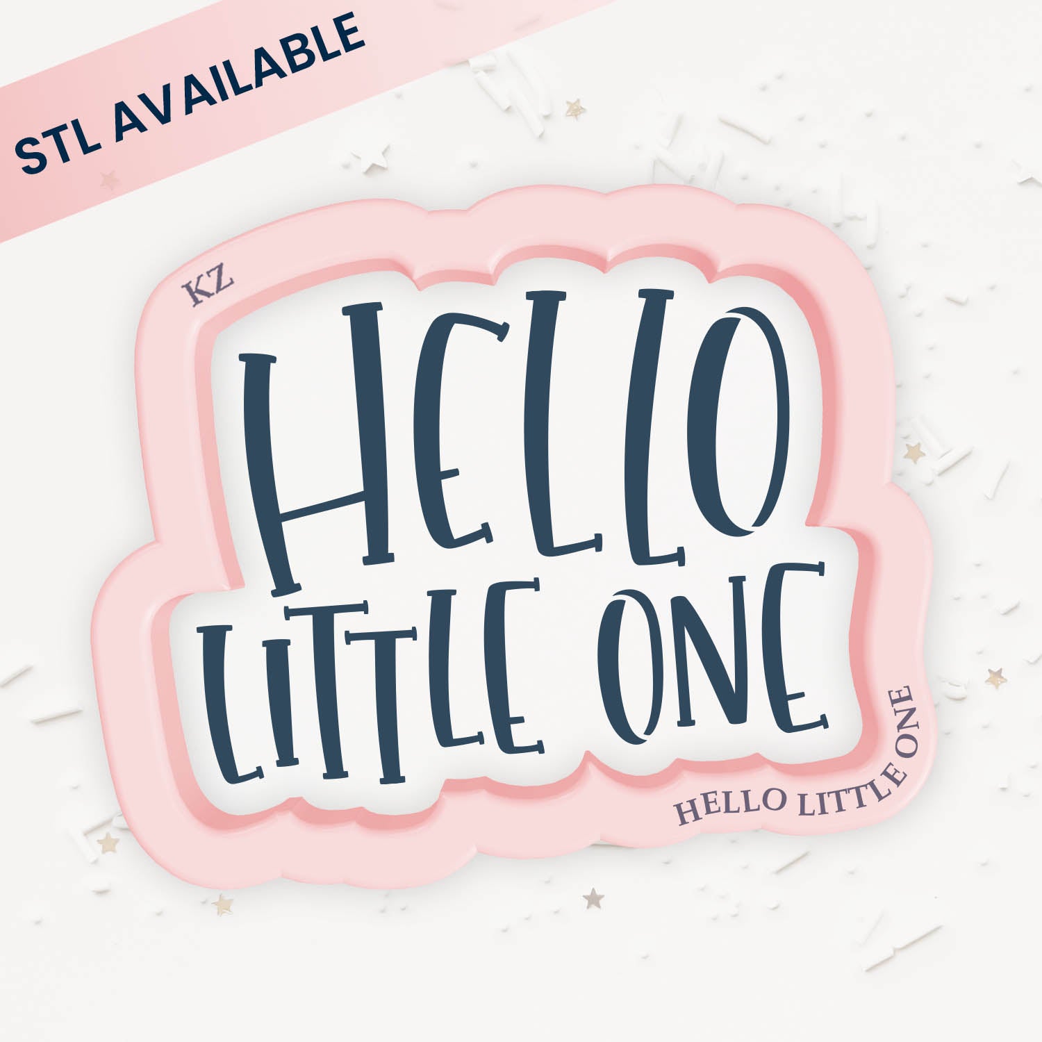 Cookie Cutters Hello Little One – Cookie Cutter & Stencil Set