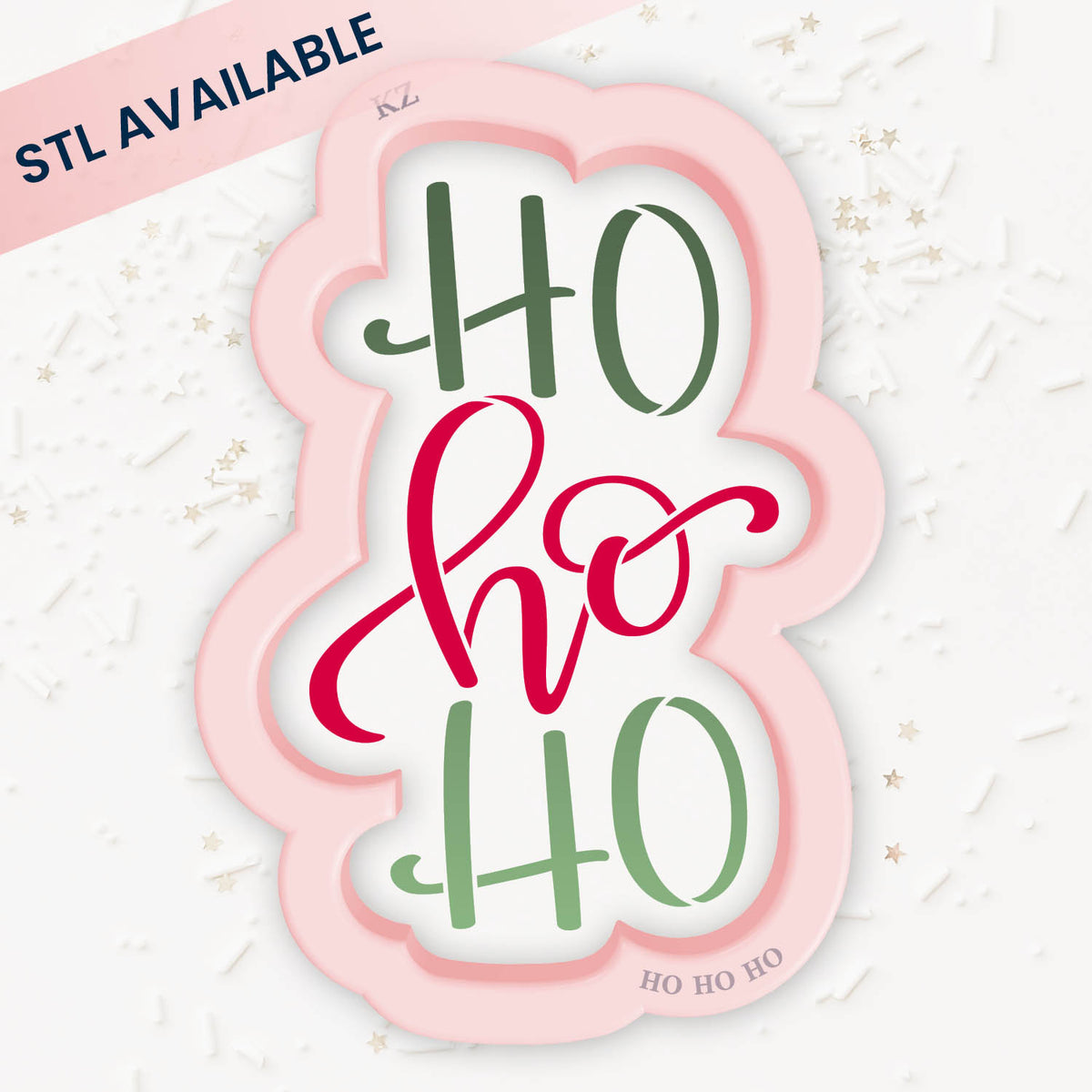 Ho Ho Ho – Cookie Cutter &amp; Stencil Set