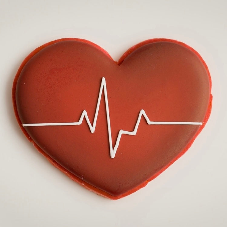 5.5 x 5.5 Stencil Heartbeat Line – Cookie Stencil