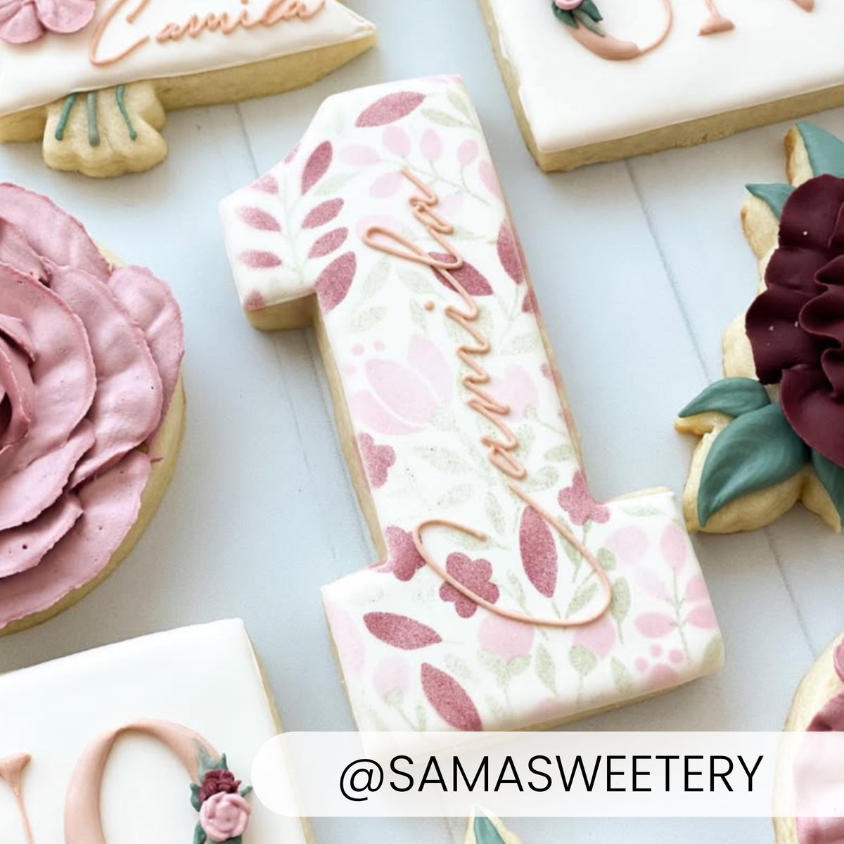 Wildflowers – Layered Cookie Stencil