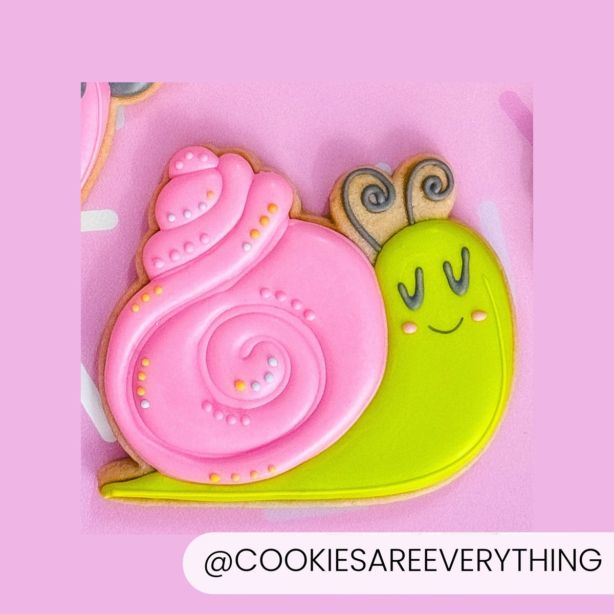 Snail – Cookie Cutter & Stencil Set
