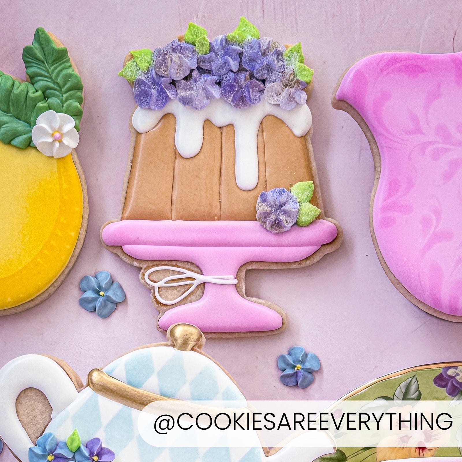 Christmas Cake – Cookie Cutter & Stencil Set