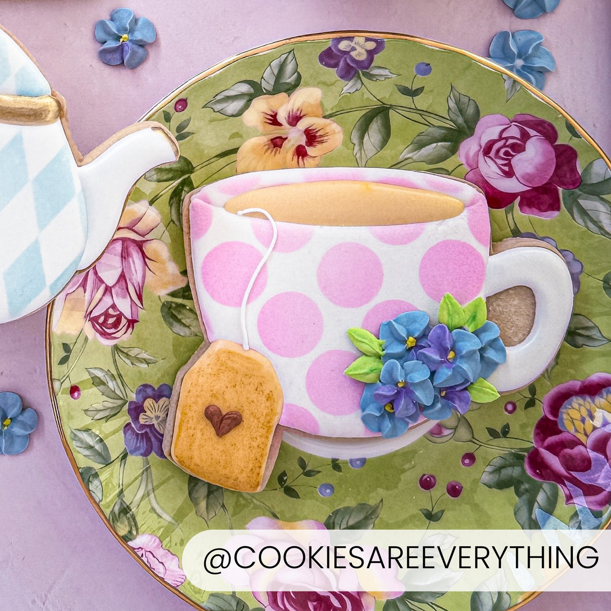 Cup of Tea – Cookie Cutter &amp; Stencil Set