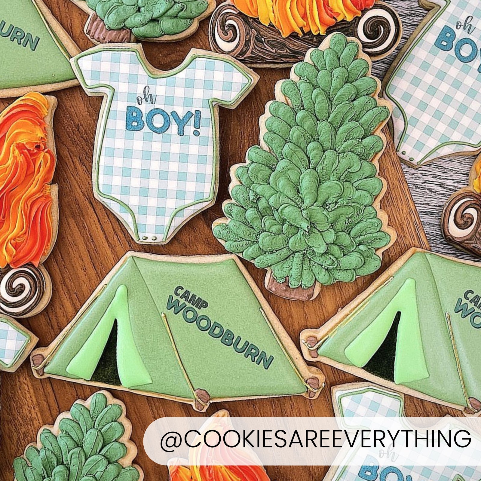 Cookie Cutters Tent – Cookie Cutter & Stencil Set