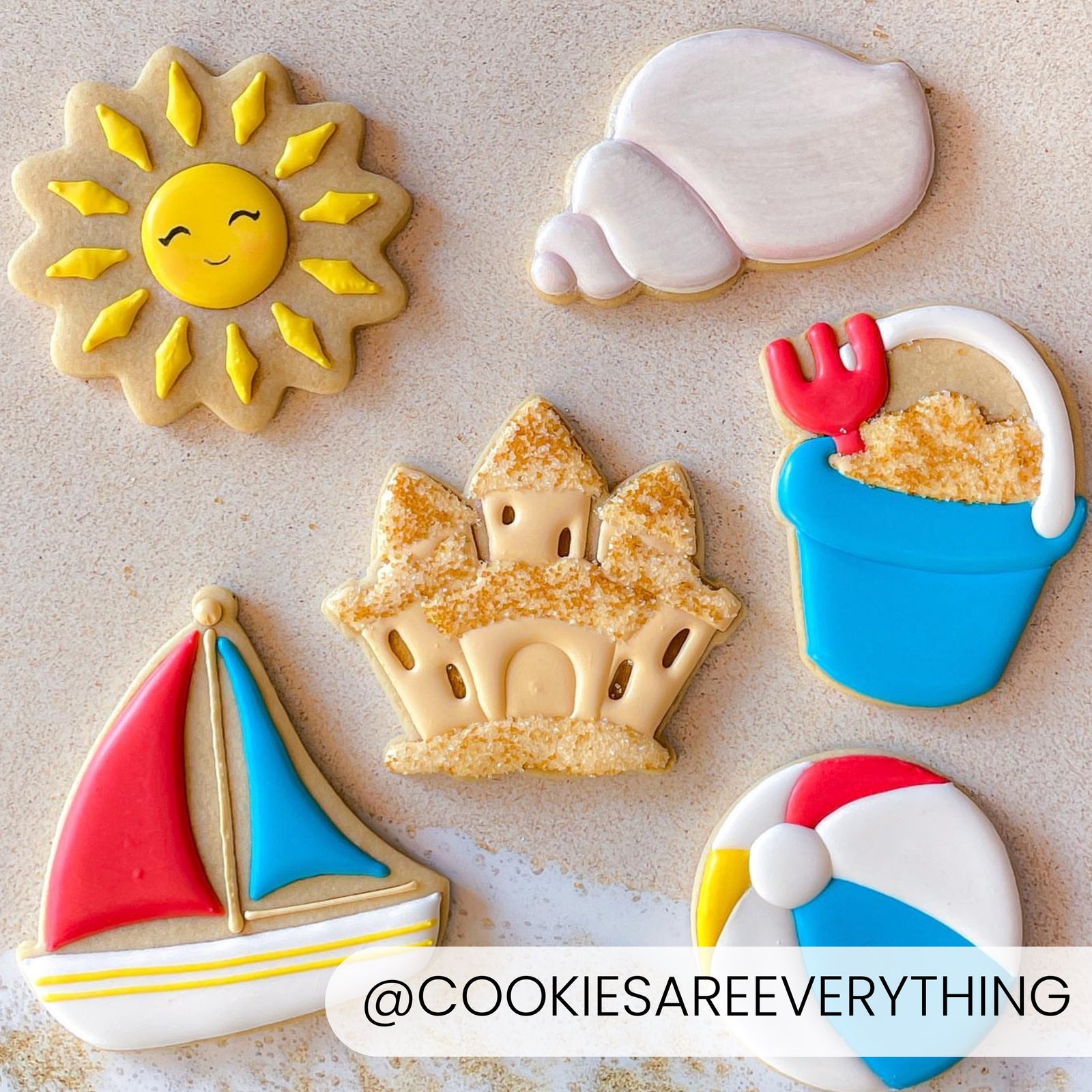 Cookie Cutters Tulip Seashell – Cookie Cutter & Stencil Set