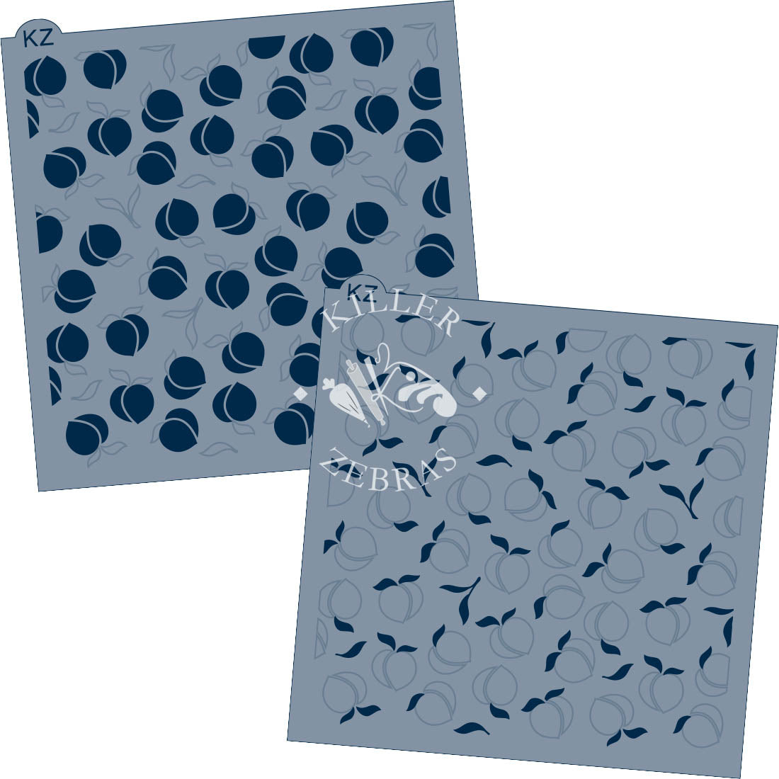 5.5 x 5.5 Stencil Just Peachy – Layered Cookie Stencil