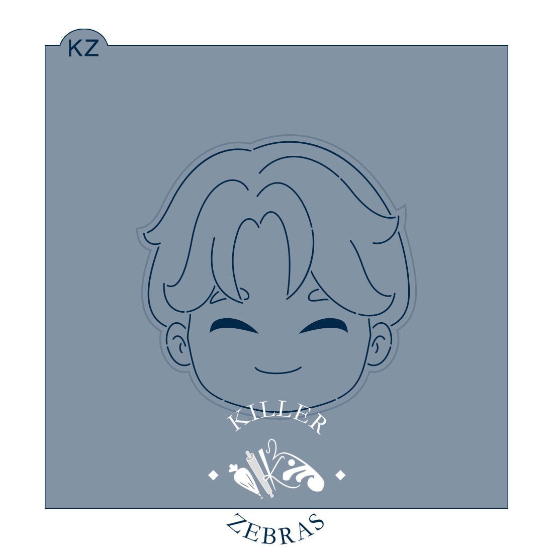 Cookie Cutters K-Pop Boy (Style 1) Cutter/Stencil