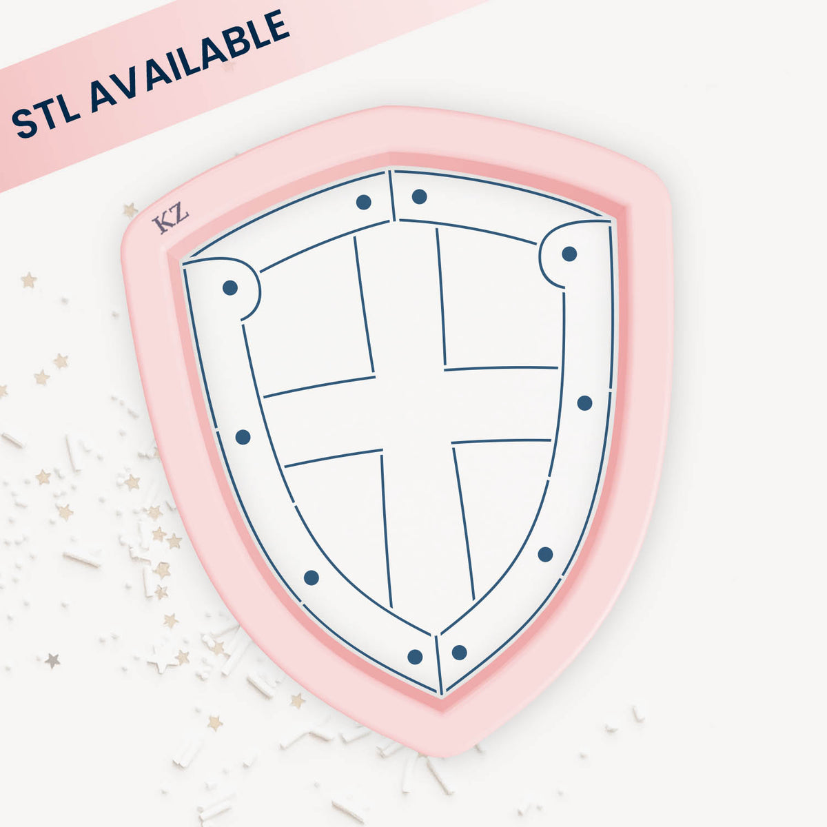 Cookie Cutters Knight&#39;s Shield Cutter/Stencil