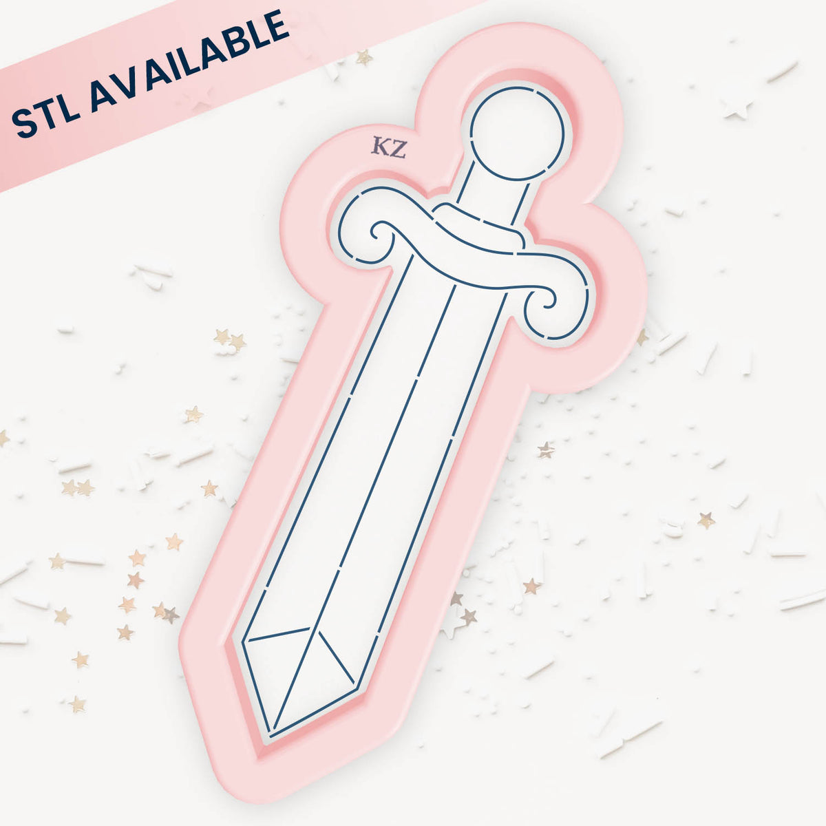 Cookie Cutters Sword Cutter/Stencil
