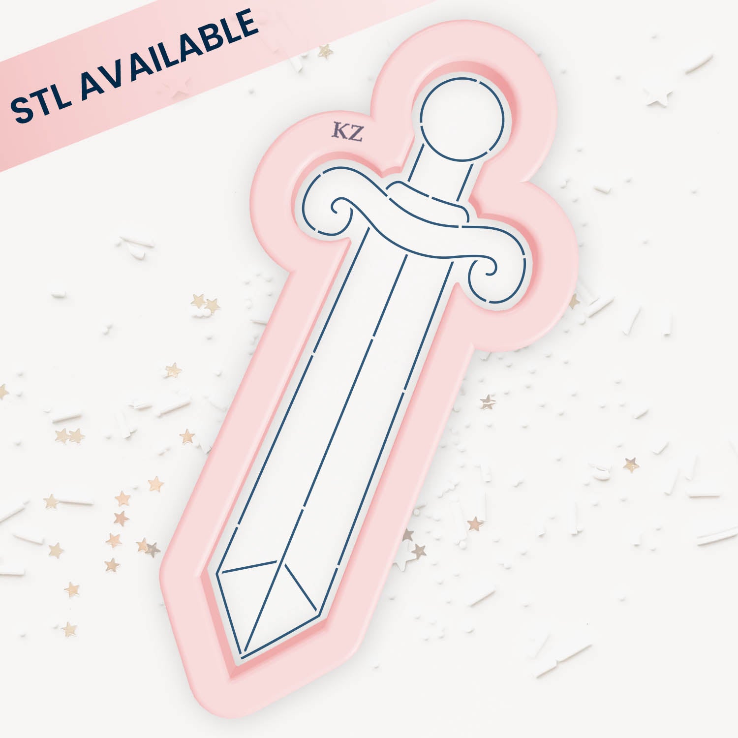Cookie Cutters Sword Cutter/Stencil