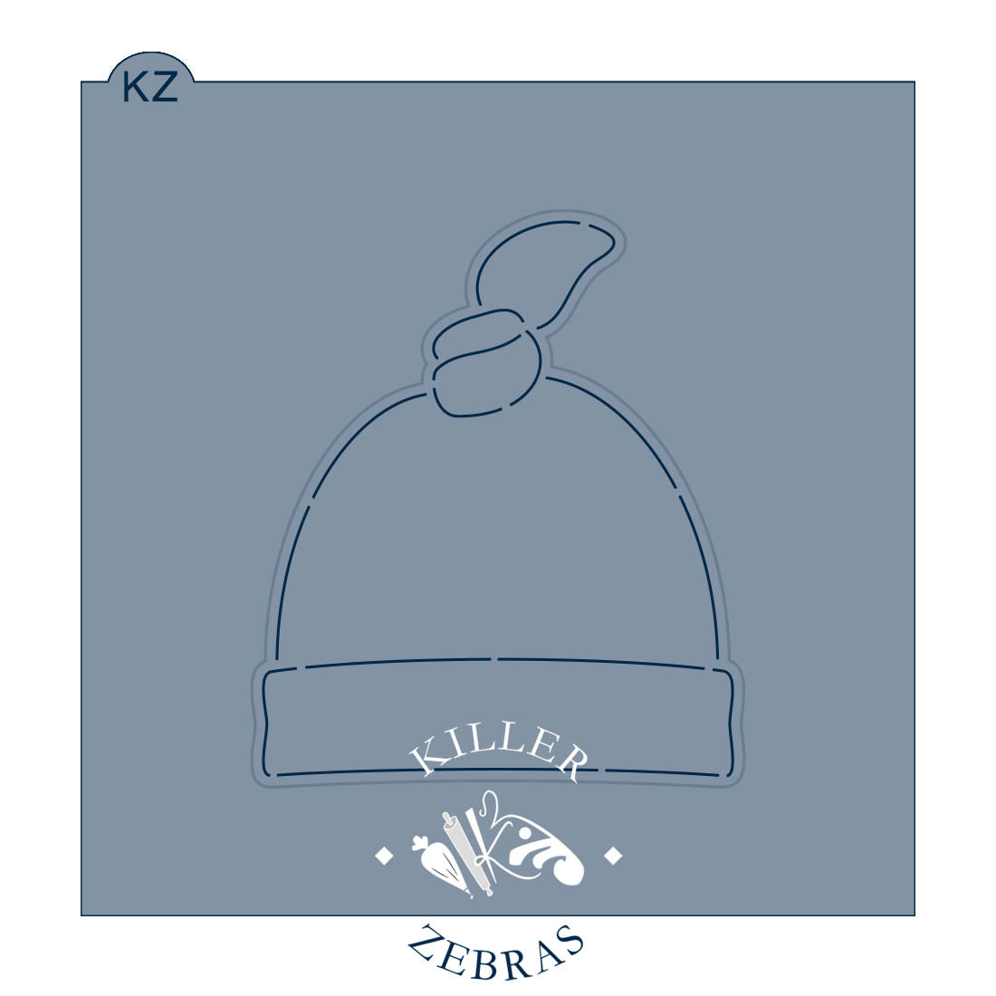 Cookie Cutters Knotted Cap Cutter/Stencil