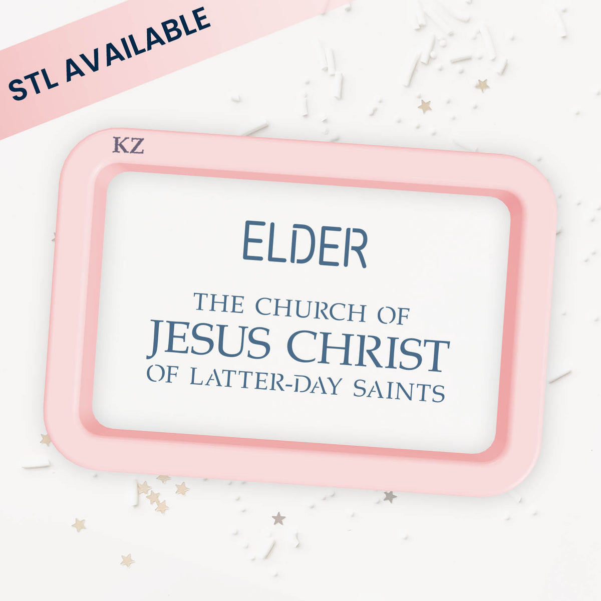 Cookie Cutters LDS Missionary Tag Cutter/Stencil