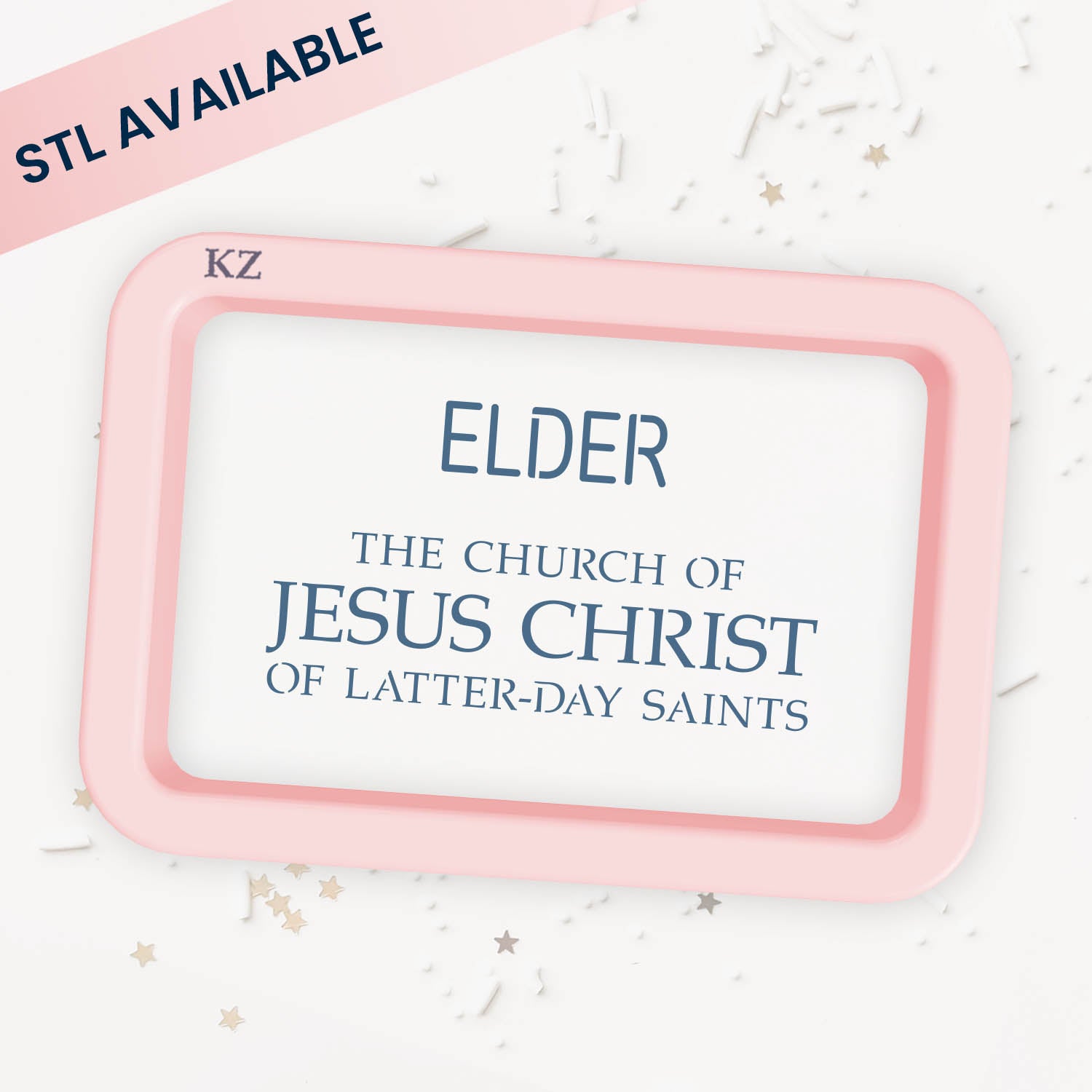 Cookie Cutters LDS Missionary Tag Cutter/Stencil