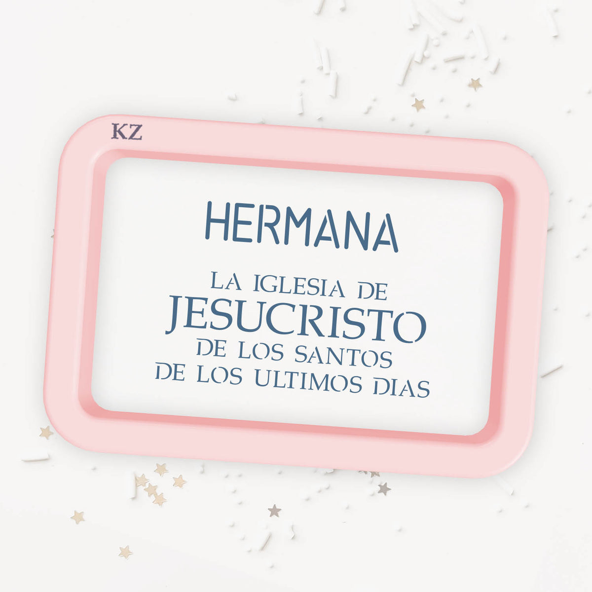 Cookie Cutters LDS Missionary Tag Cutter/Stencil