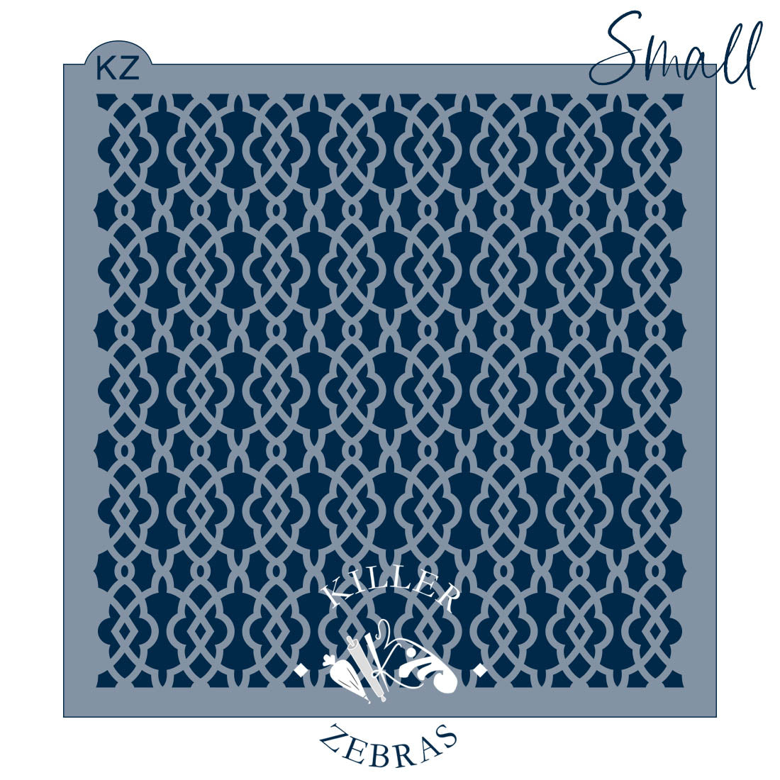 5.5 x 5.5 Stencil Lace Trellis – Cookie Stencil